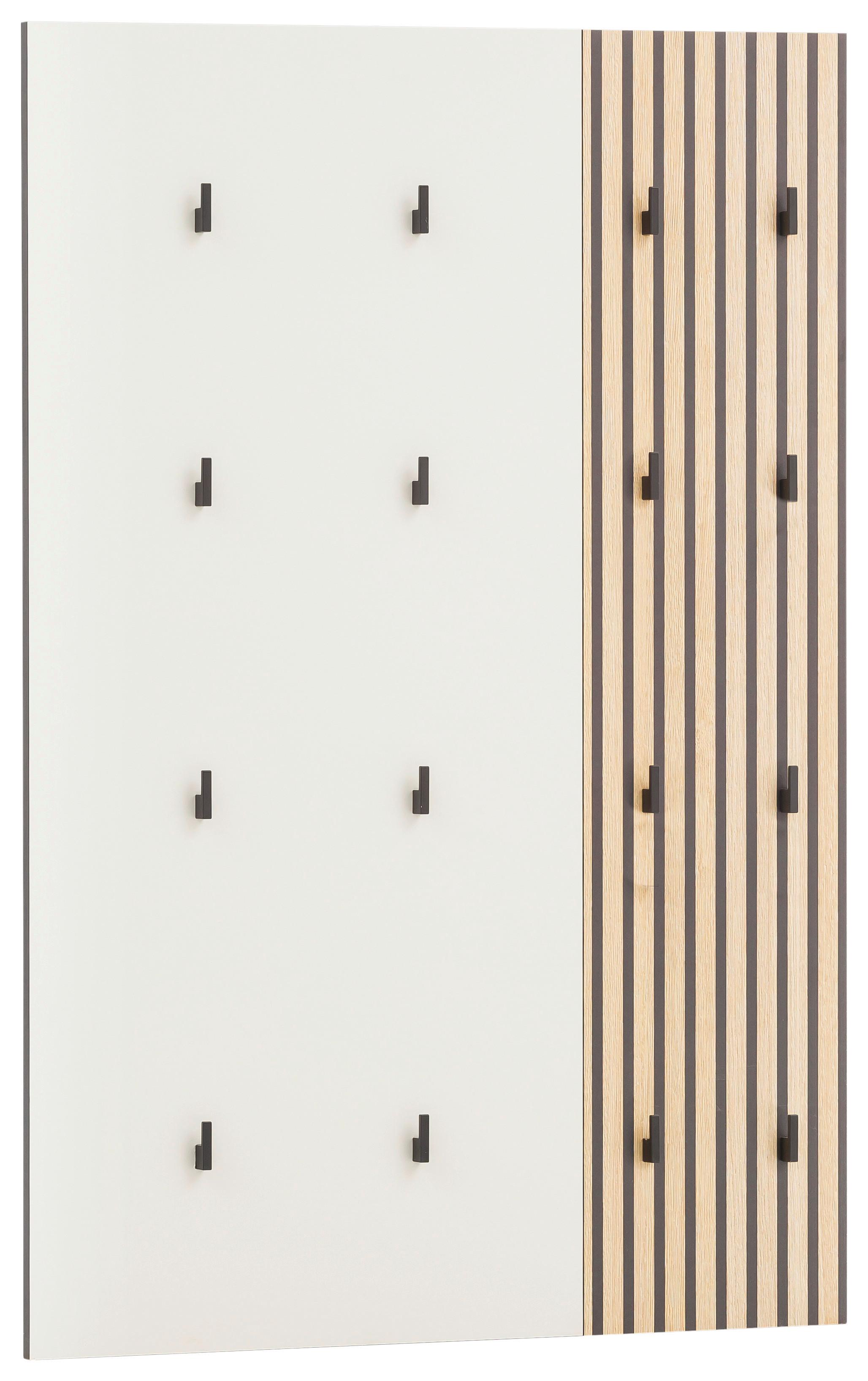 GARDEROBENPANEEL ALEXA 245+490 - Eichefarben/Beige, Design, Holzwerkstoff (73,5/109/2,6cm) - MID.YOU