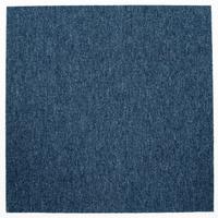 Teppichfliese Hellblau Sparkle 50x50cm Florhöhe 3,5mm - Hellblau, Basics, Textil (50/50cm)