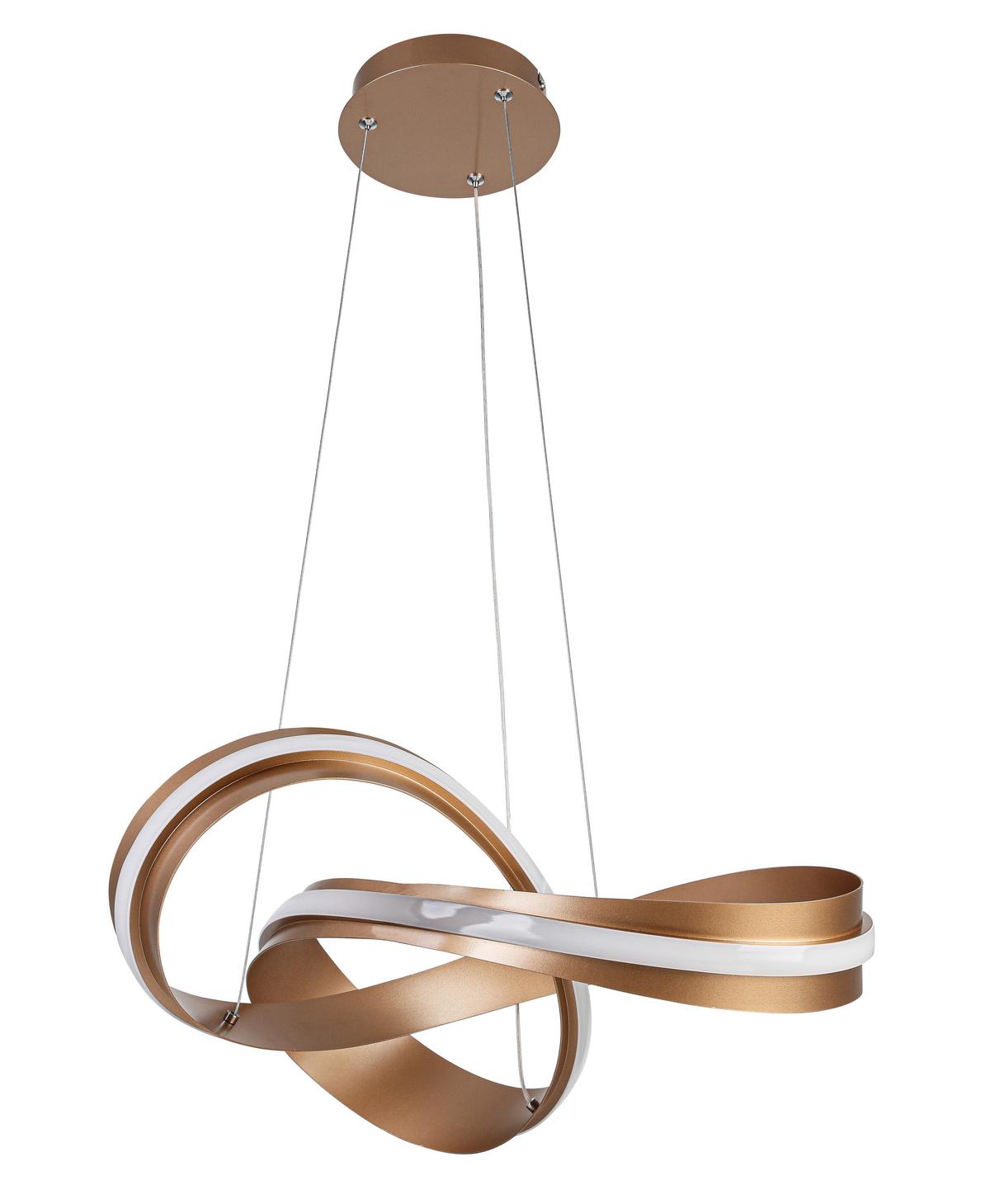 Led-hängeleuchte Josefina - Cappuccino, Kunststoff/Metall (52/120cm) - Luca Bessoni