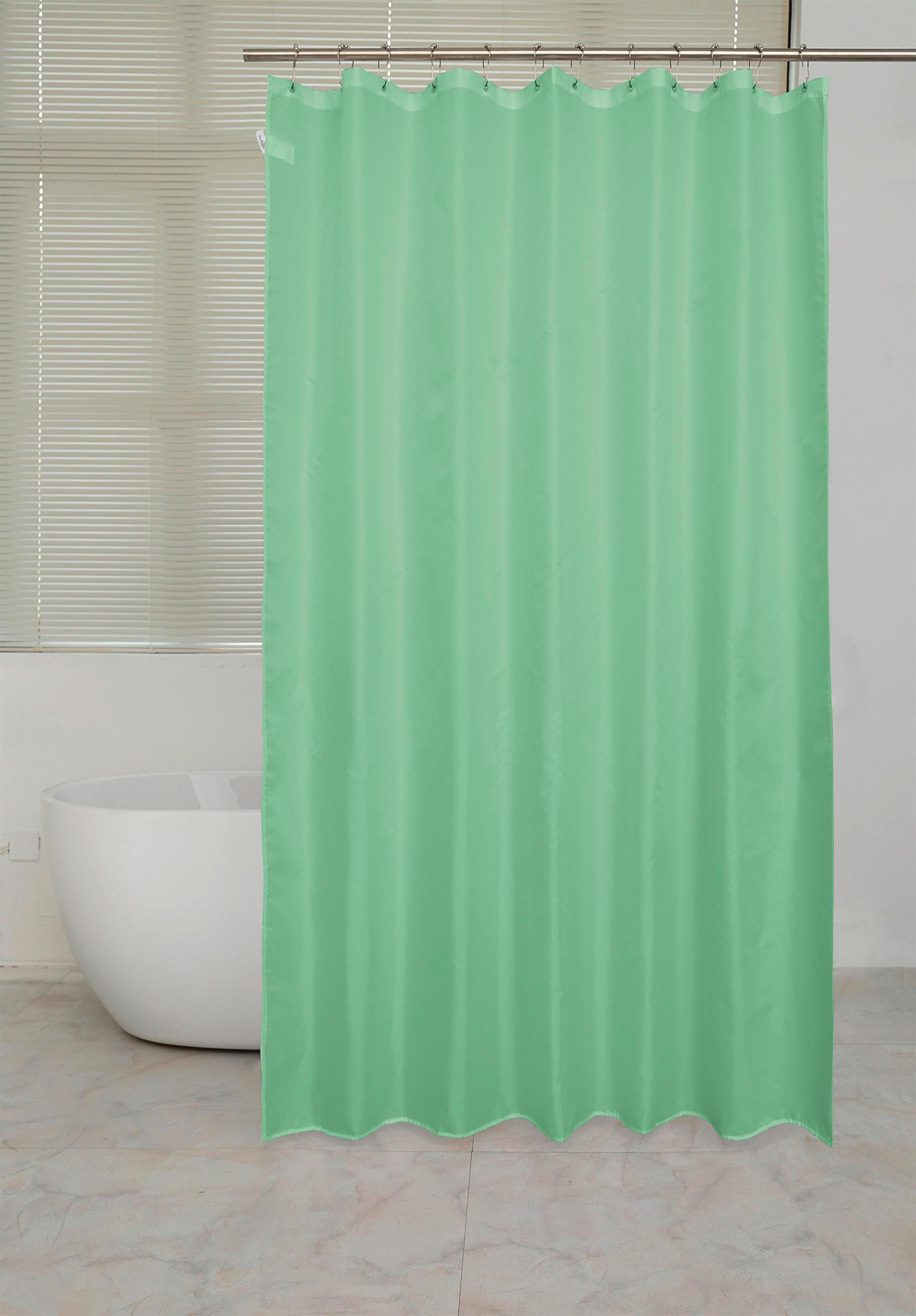 Duschvorhang Svenja BxL 180x200 cm Mintgrün - Mintgrün, MODERN, Textil (180/200cm) - Luca Bessoni