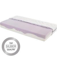 Komfortschaummatratze Ergo Duo 90x200cm Mittelfest - Weiß, Textil (90/200cm) - Primatex