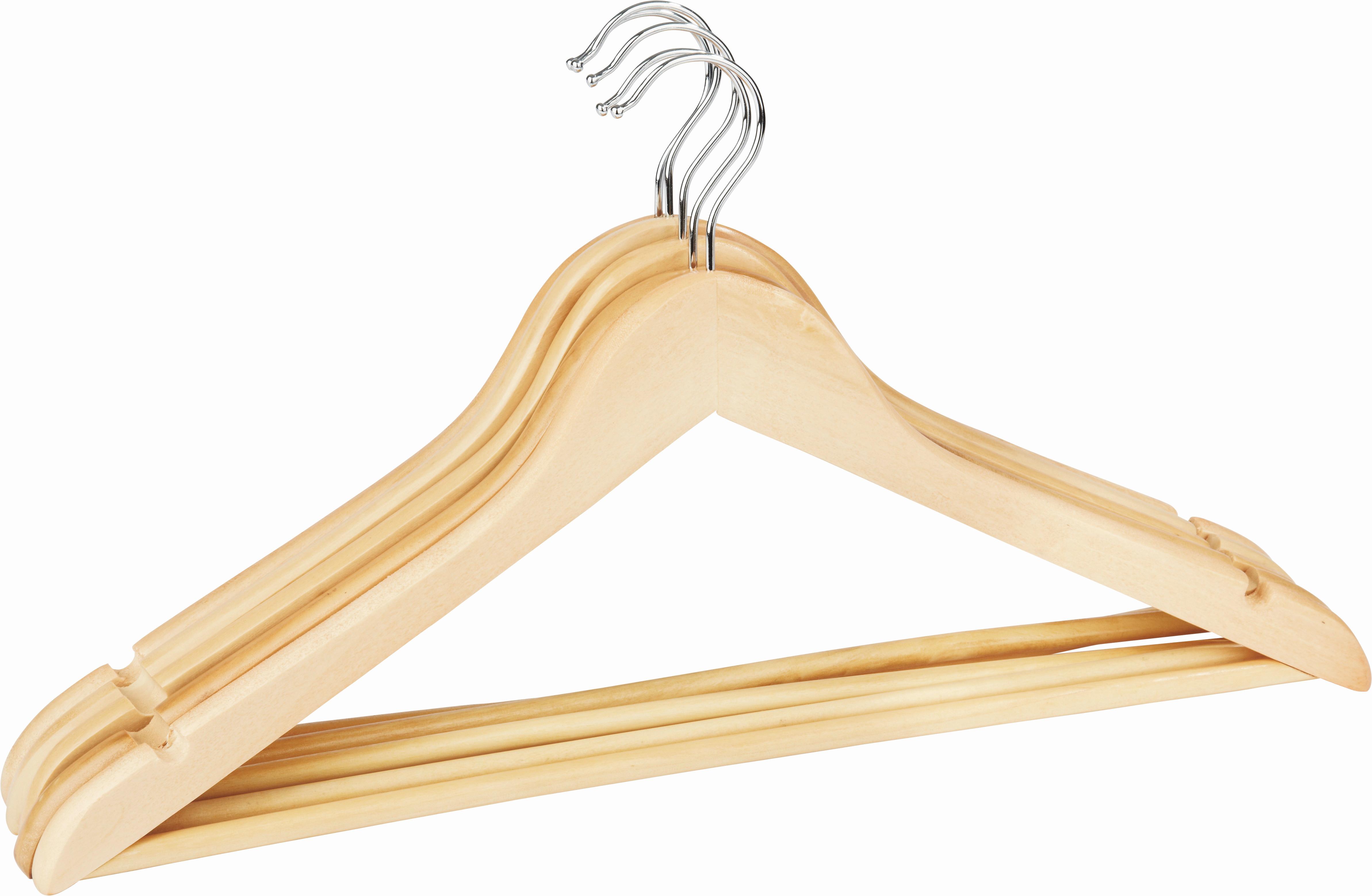 Kleiderbügel aus Holz Finn 5er-Set
