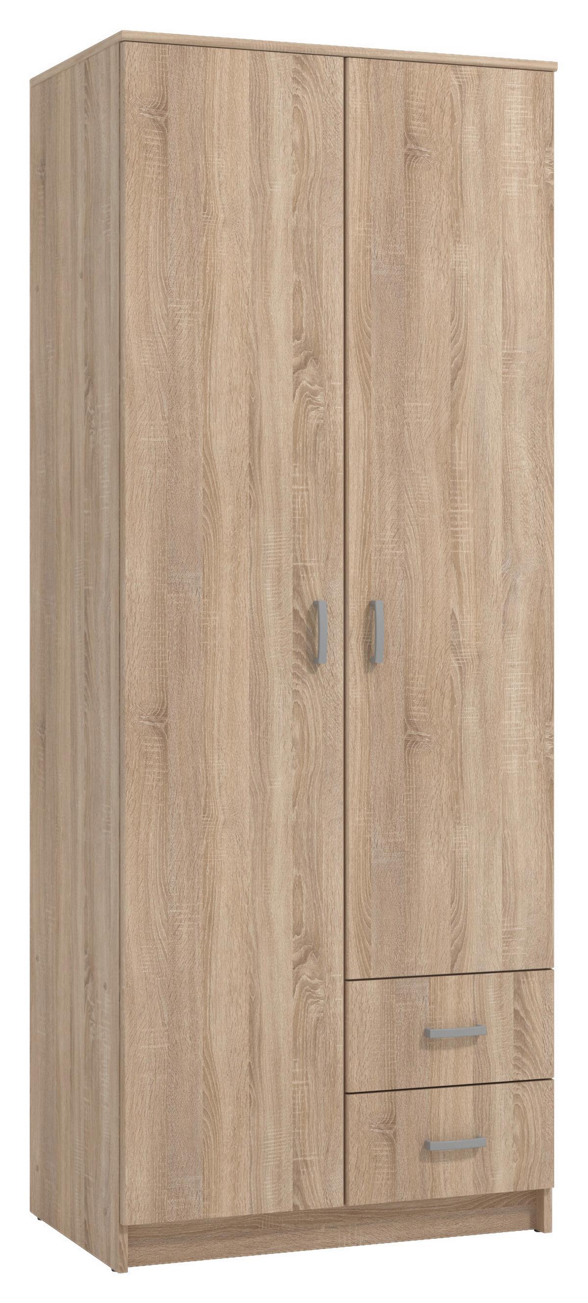 Nyílóajtós Szekrény Hana 80/205 Cm *top Ár* - Basics (80/205/52cm) - Best Price