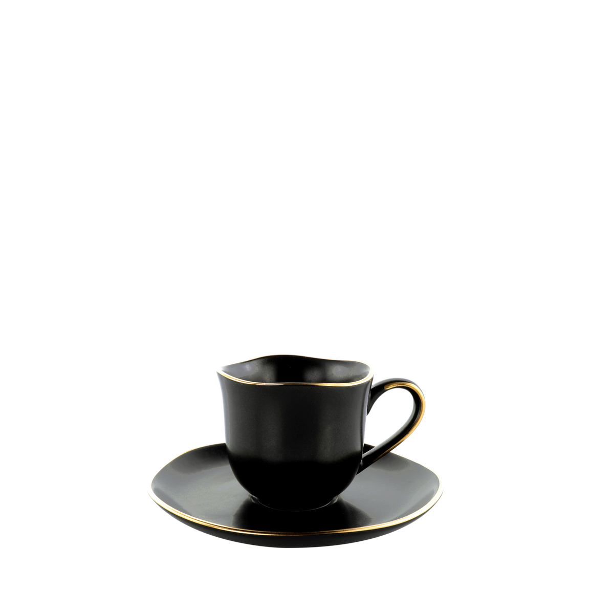 ŠÁLKA NA ESPRESSO S TANIERIKO ONIX - čierna, Modern, keramika - Mömax