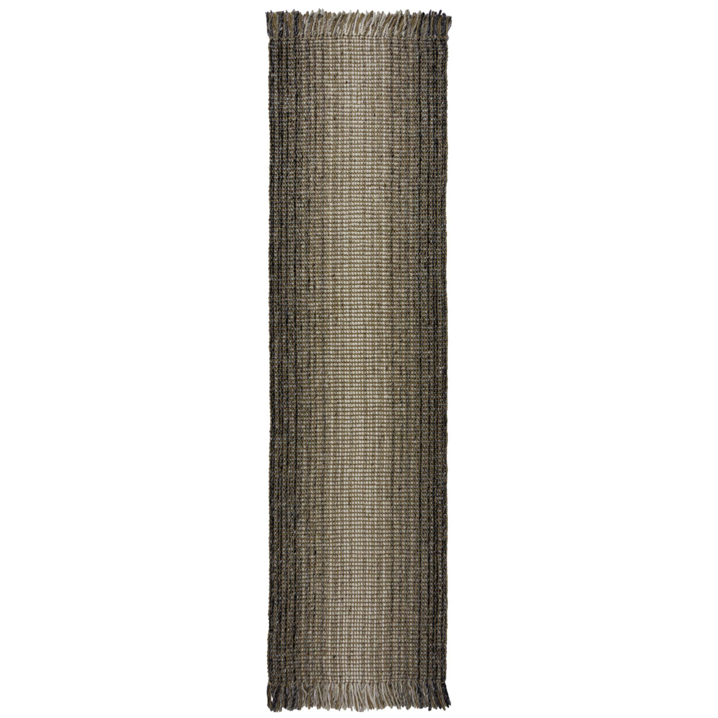 Läufer Ombre - Grau, KONVENTIONELL, Textil (60/230cm)