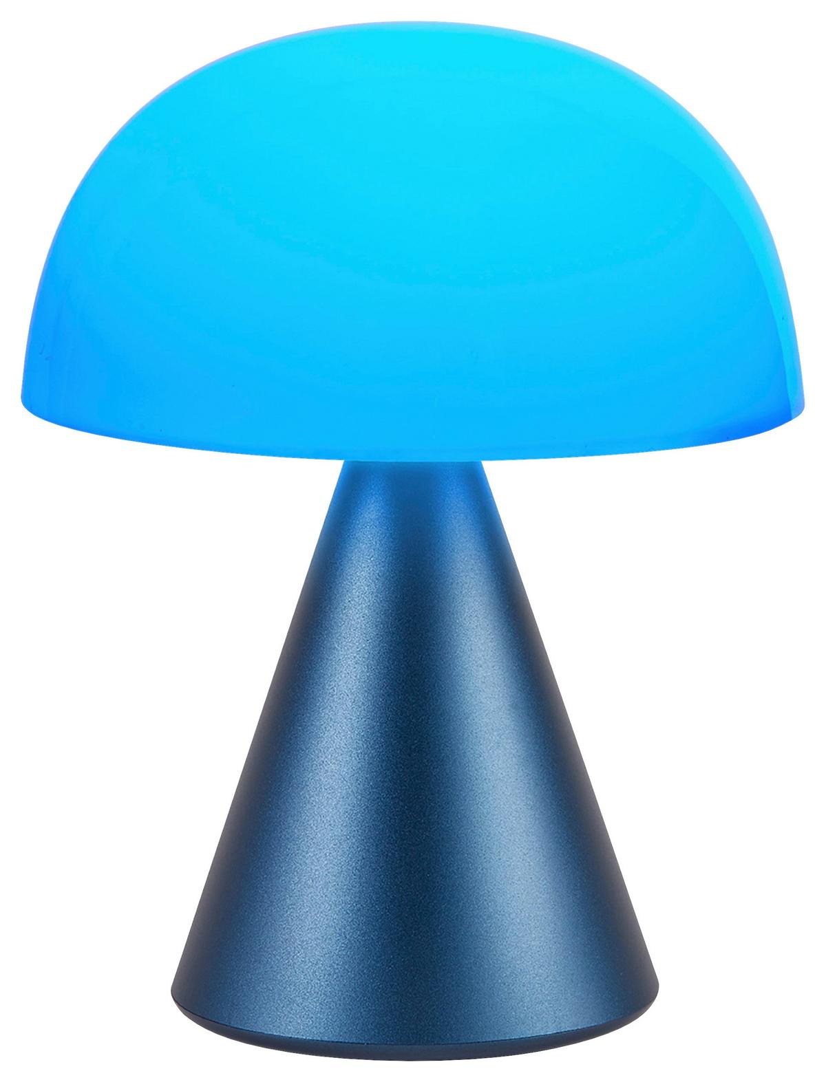 Akku-tischleuchte Lexon Mina L - Dunkelblau, Design, Kunststoff/Metall (14/17/14cm)