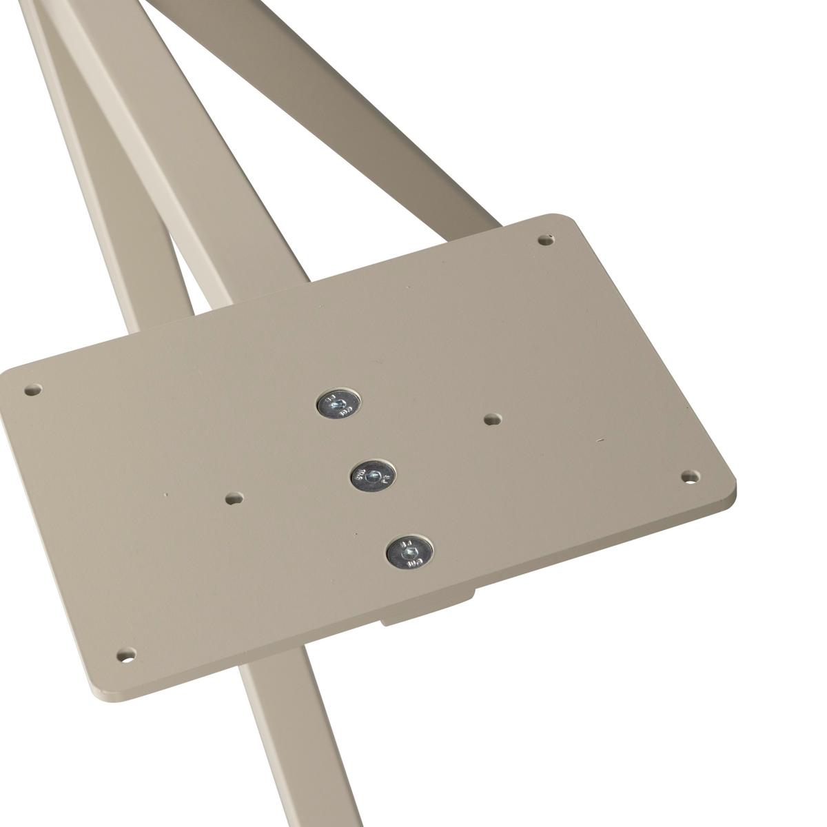 TISCHGESTELL Tablo Grau B: 170cm - Grau, MODERN, Metall (170/72/80cm) - Livetastic