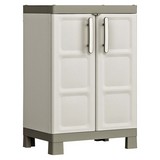 Kunststoffschrank Excellence Cabinet Niedrig - Sandfarben, MODERN, Kunststoff (65/97/45cm)