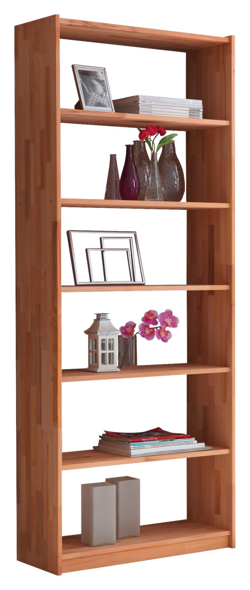 Regal Echtholz massiv Simon 80 cm Buche Natur