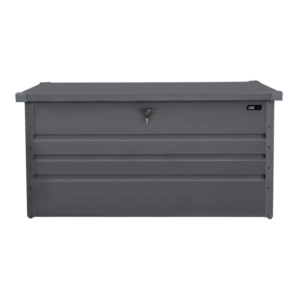 KISSENBOX METALL GRAU
