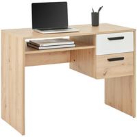 Íróasztal Basic Two 100/75 Cm - Artisan tölgy/fehér, Konventionell, faalapú anyag (100/75/50cm)