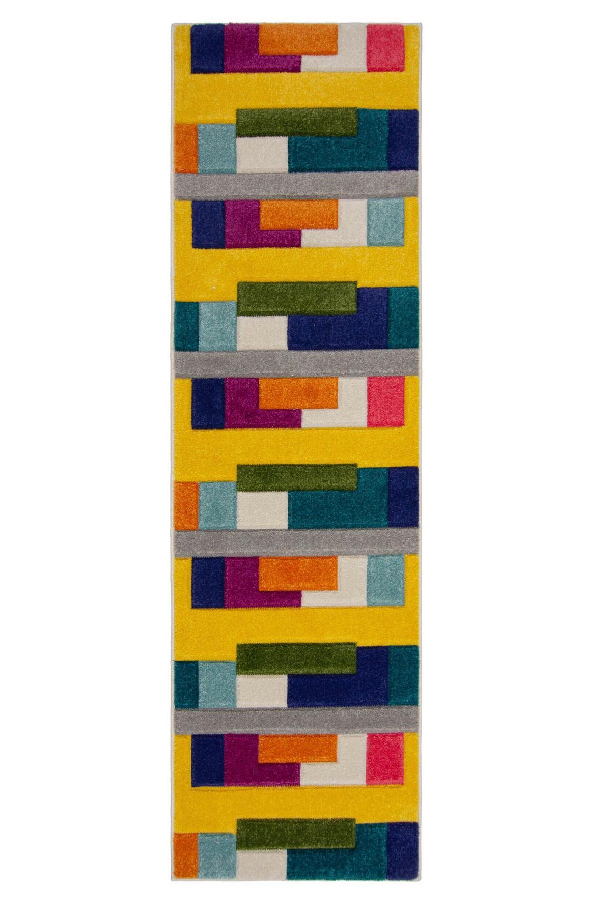 Läufer Mambo Multi 66x300 - Multicolor, Basics, Textil (66/300cm)