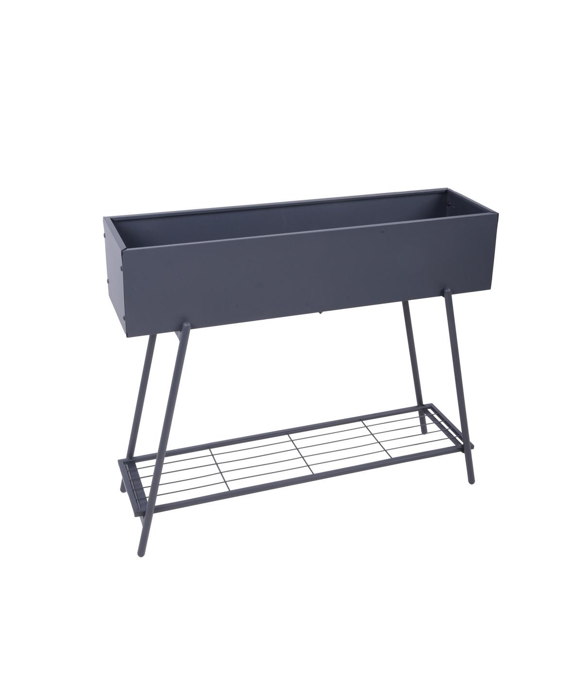 Blumenkasten Blumenkasten Jasmin - Anthrazit, Basics, Metall (30/80/96cm)