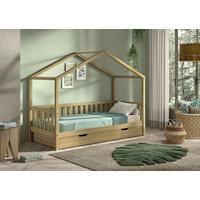 Hausbett Dallas Eichefarben 90x200cm - Eichefarben/Naturfarben, MODERN, Holz (90/200cm) - Vipack