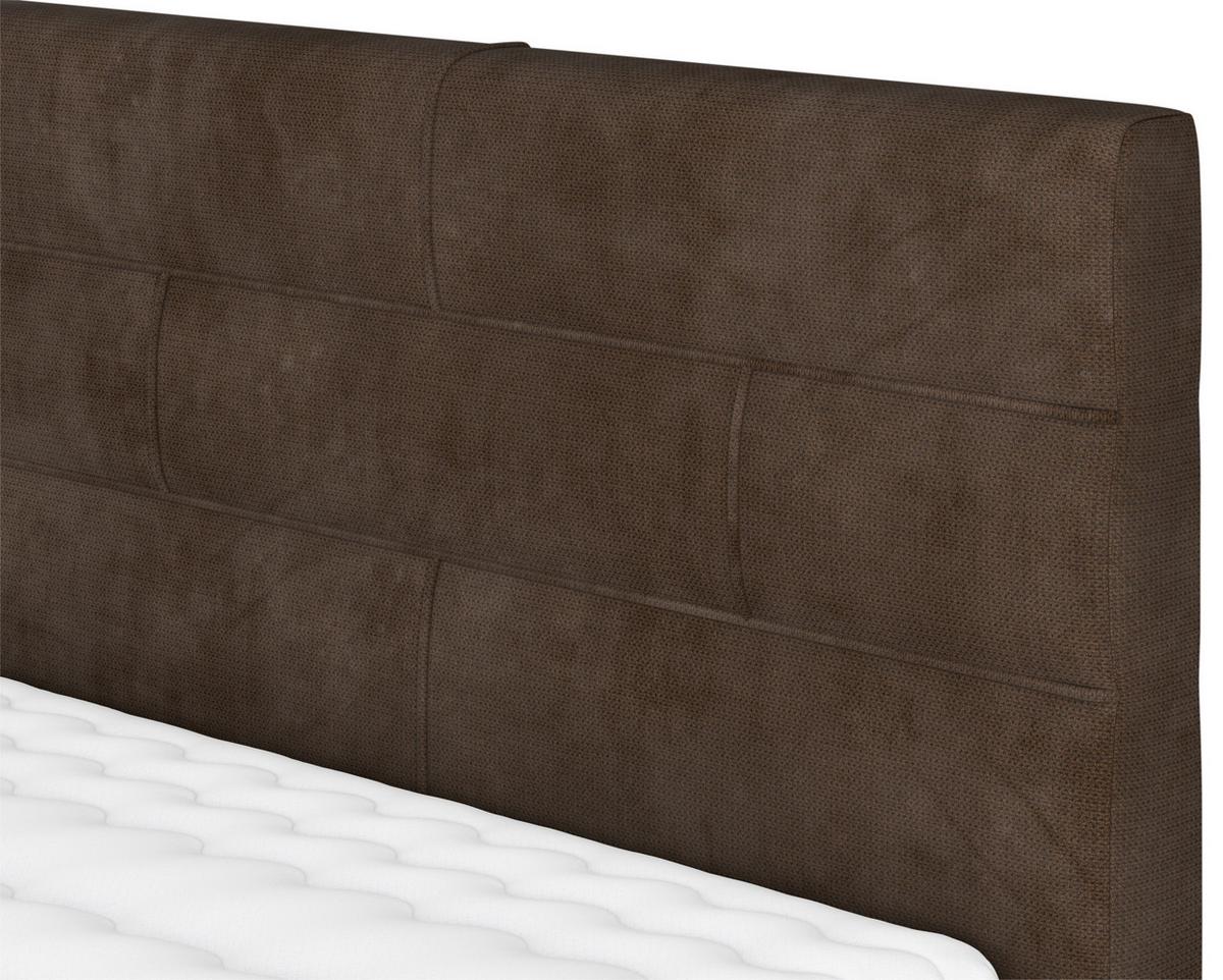 Polsterbett mit Bettkasten Jupiter 160x200 cm Braun - Eichefarben/Anthrazit, MODERN, Holz/Holzwerkstoff (160/200cm) - MID.YOU