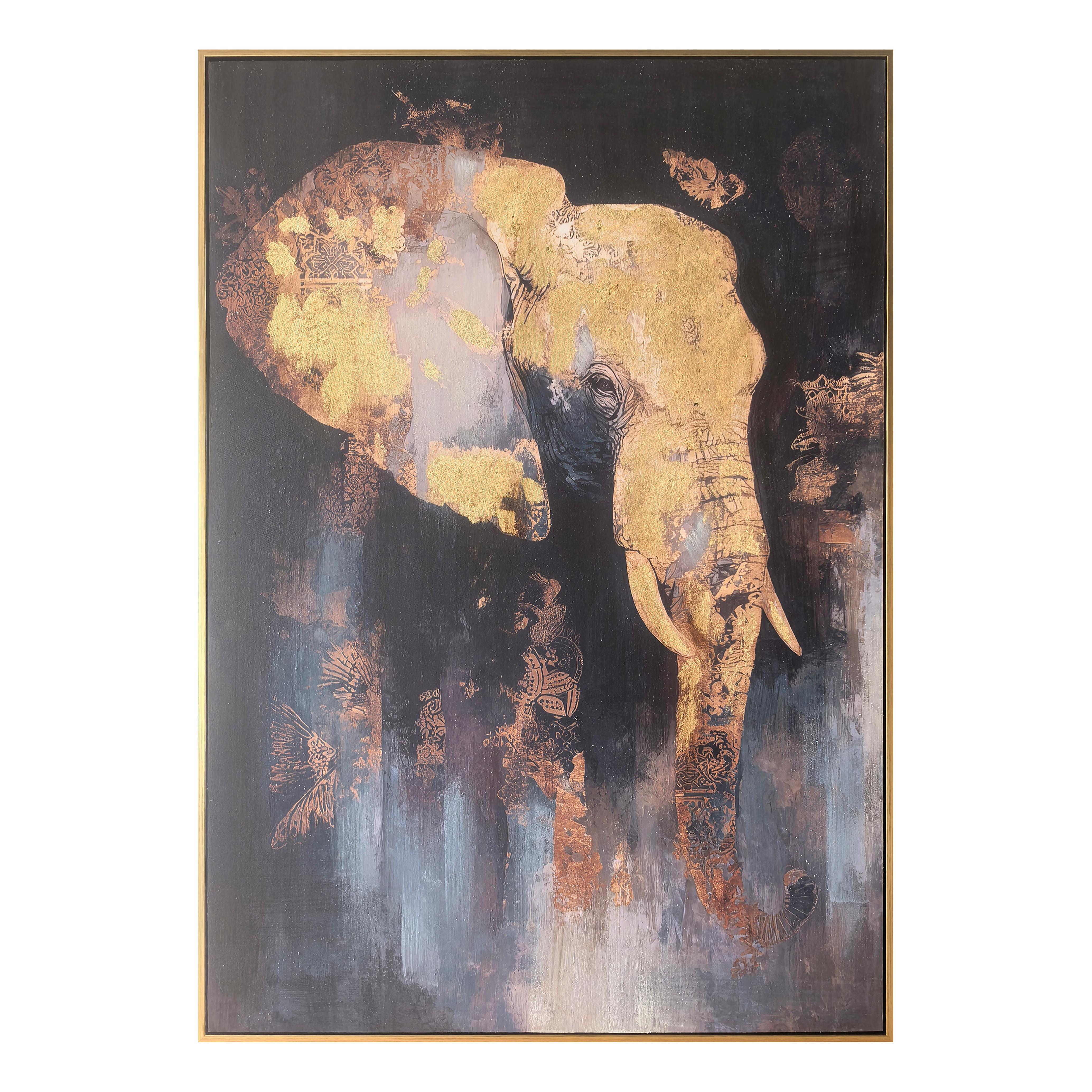 Leinwandbild Markus BxHxT: 70x100x4 cm - Blau/Pink, KONVENTIONELL, Holz/Kunststoff (70/100/4cm) - Luca Bessoni