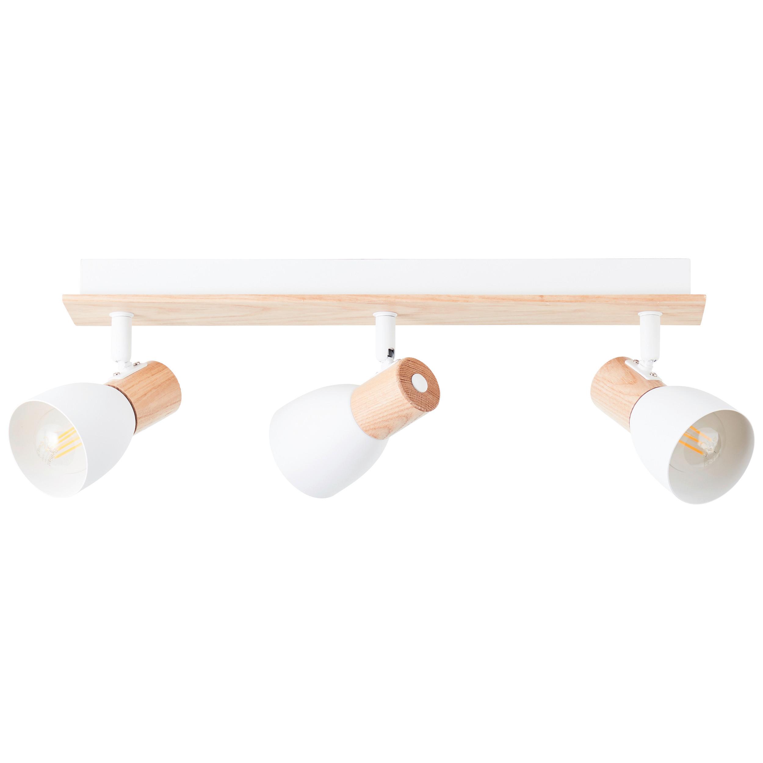 Strahler 99712/75 Daintree - Naturfarben/Weiß, Basics, Holz/Metall (47,5/16,5/7cm) - Brilliant