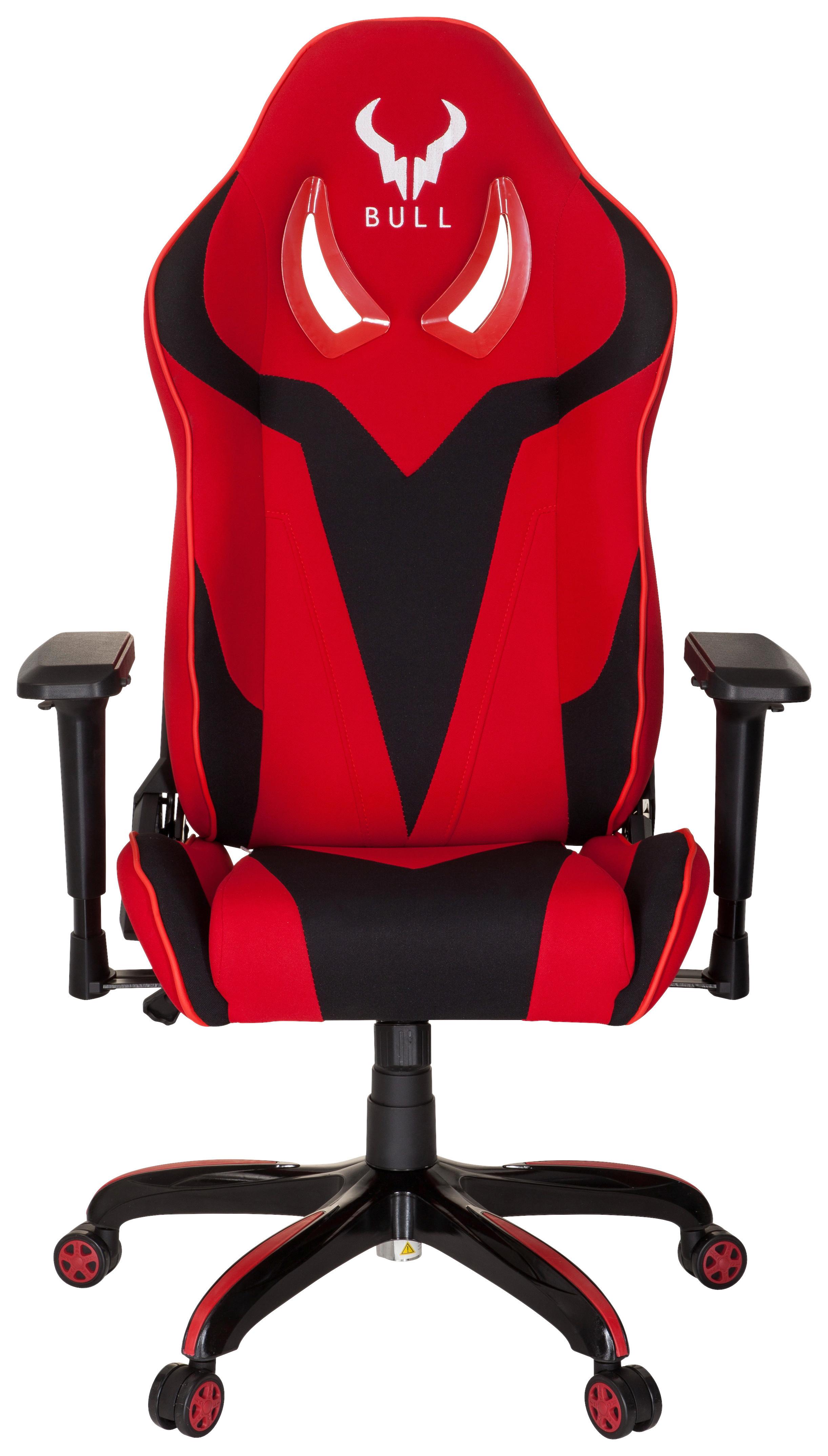 Gamingstuhl Promoter Ii Rot/schwarz - Rot/Schwarz, MODERN, Kunststoff/Textil (74/133/67cm) - MID.YOU