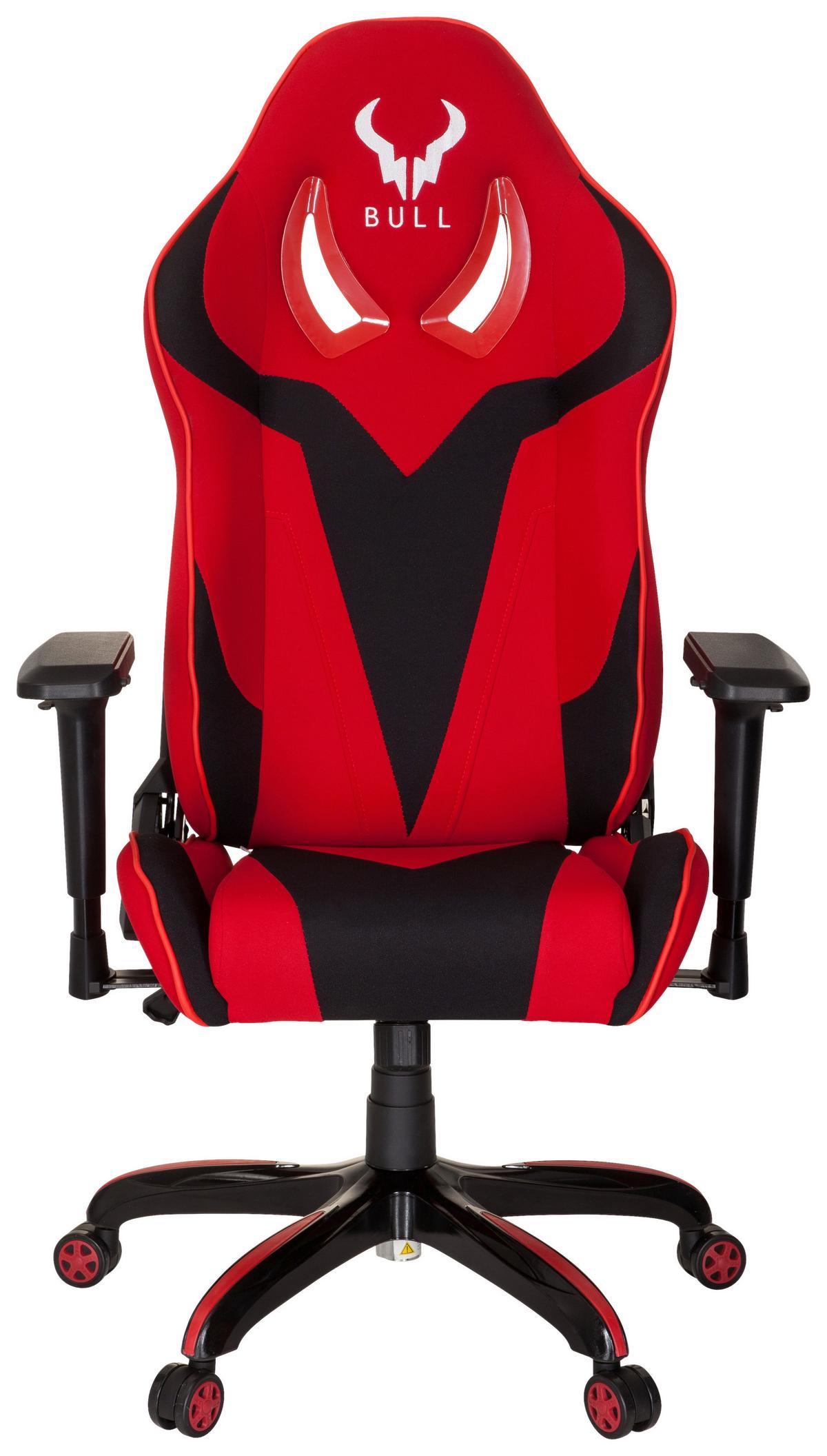 Gamingstuhl Promoter Ii Rot/schwarz - Rot/Schwarz, MODERN, Kunststoff/Textil (74/133/67cm) - MID.YOU