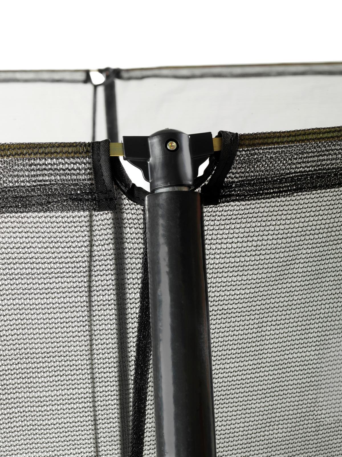 Trampolin Ø 427 cm Mit Sicherheitsnetz Exit Silhouete - Schwarz, KONVENTIONELL, Kunststoff/Metall (427/269cm) - EXIT Toys