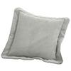 Sofakissen Bourbon - Grau, MODERN, Textil (70/12/70cm) - Trendmanufaktur