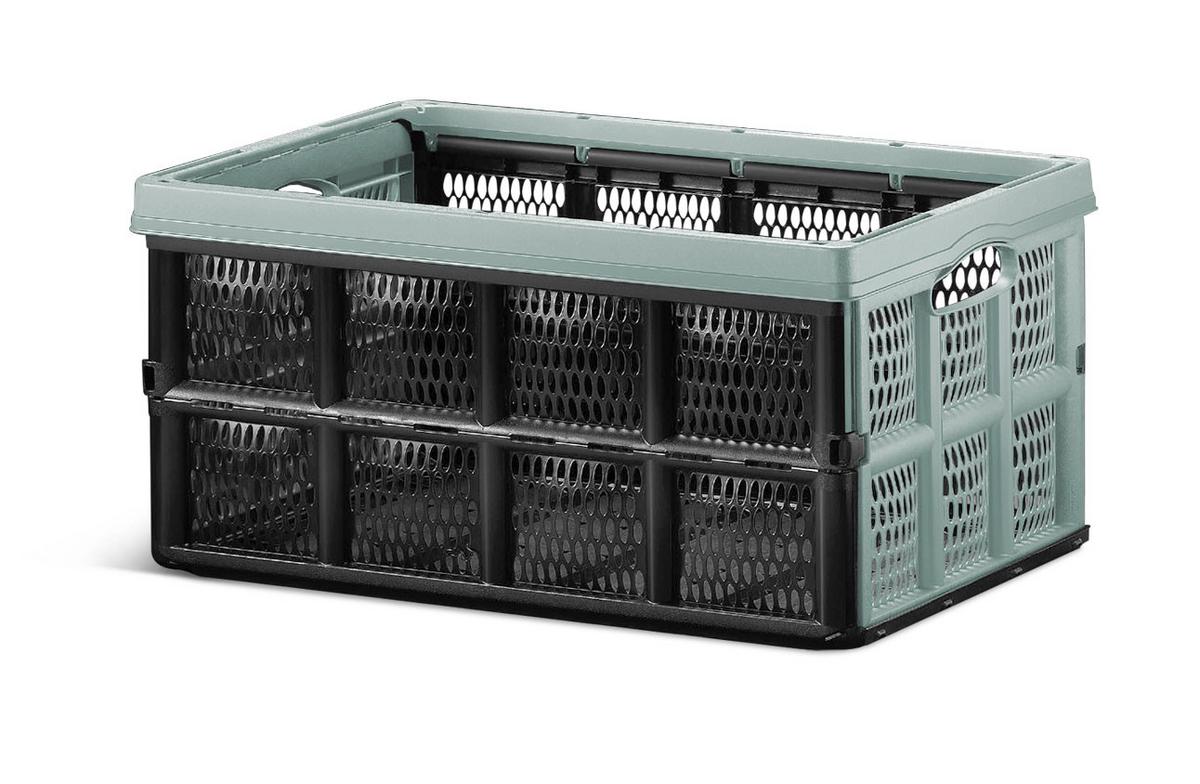 Klappbox Theodor *ph* - Sandfarben/Pastellblau, KONVENTIONELL, Kunststoff (51/34/23cm) - Ondega