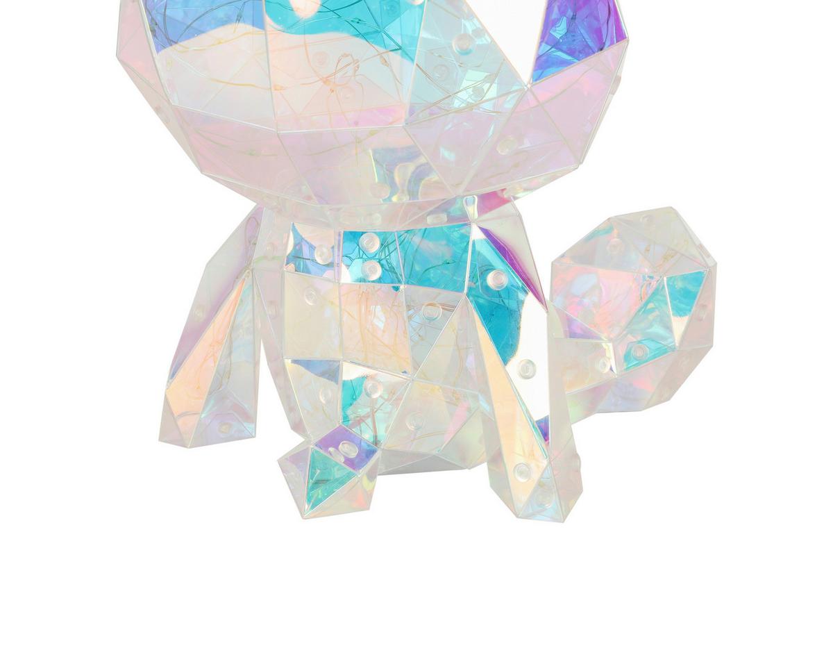 Led-dekoleuchte Bunny - Transparent, MODERN, Kunststoff (20/20/41cm) - BUNINO
