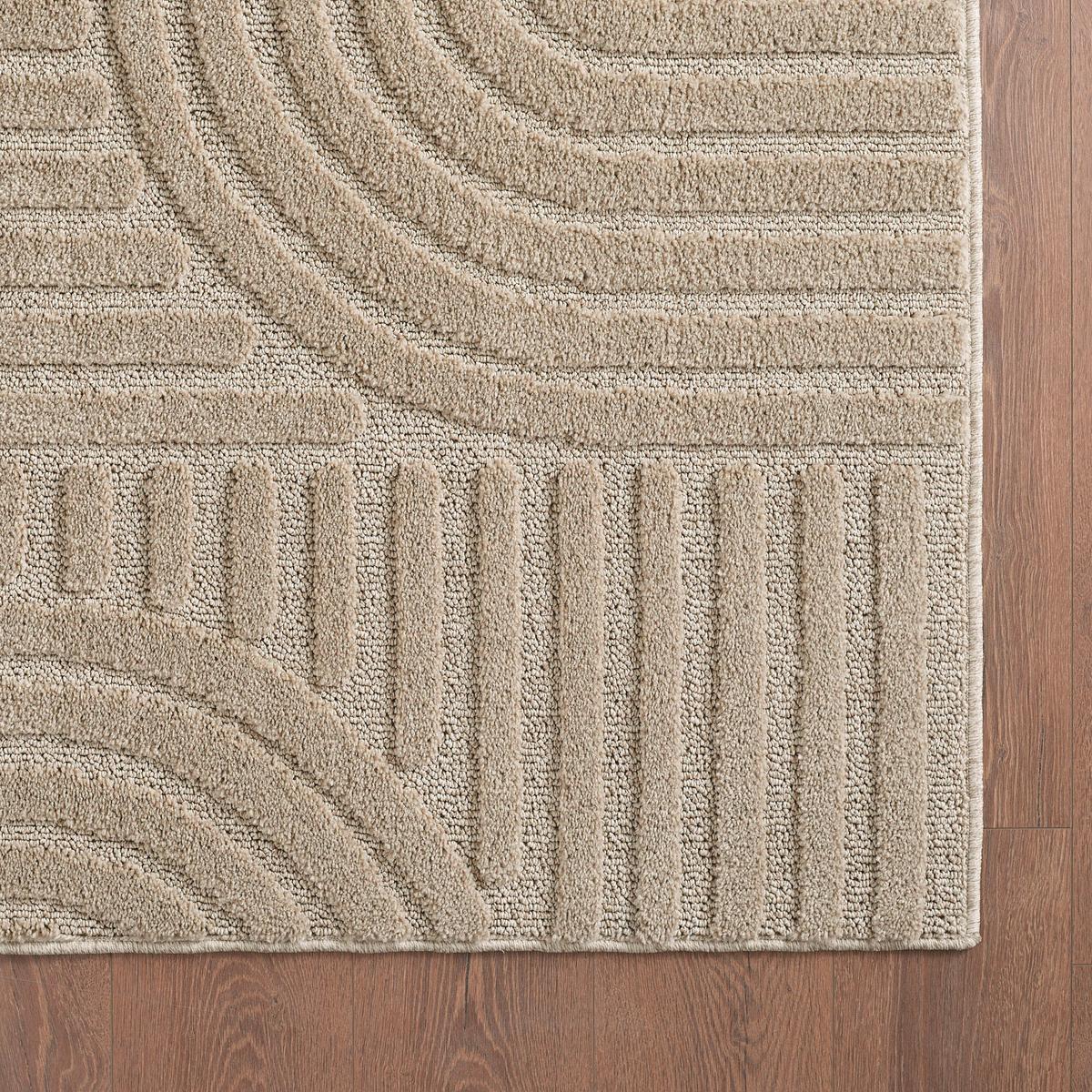 Hochflorteppich 80x150 cm Art 80 X 150 1121 Beige - Beige, Basics, Textil (80/150cm) - Novel