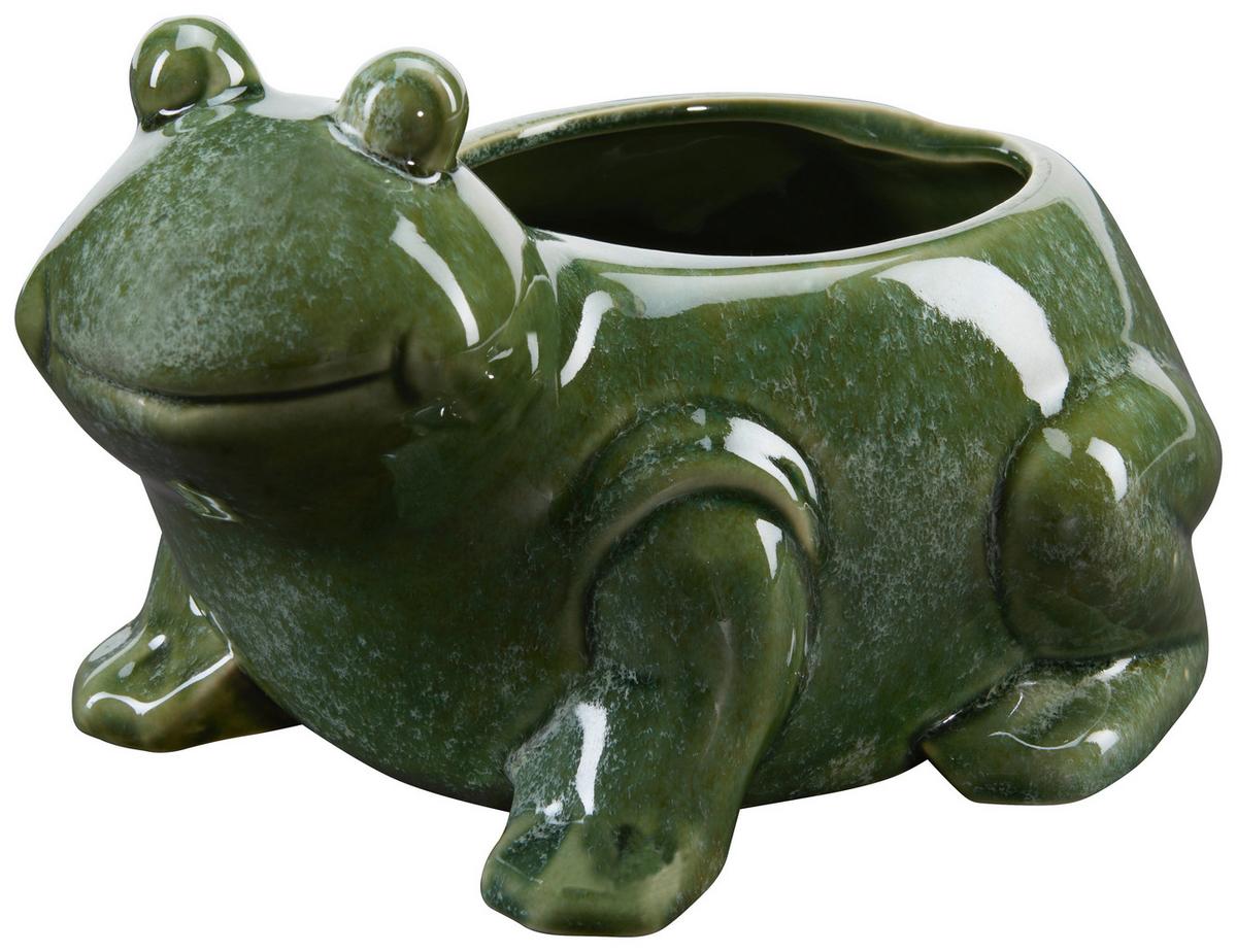 Pflanztier 3-Fach-Sortiert - Dunkelgrün, Design, Keramik (16,5/23,5/14cm)