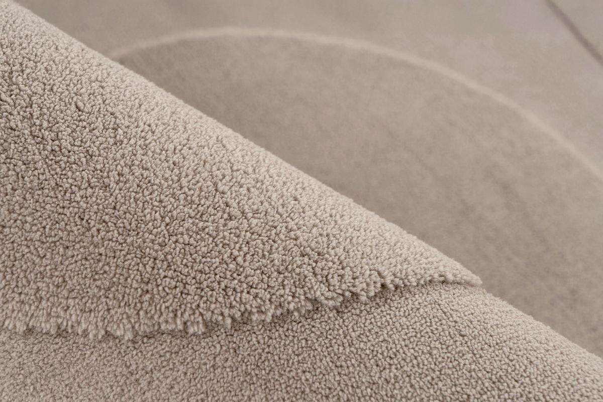 Flachwebteppich BxL: ca. 200x290 cm - Taupe, Basics, Textil (200/290cm) - Kayoom