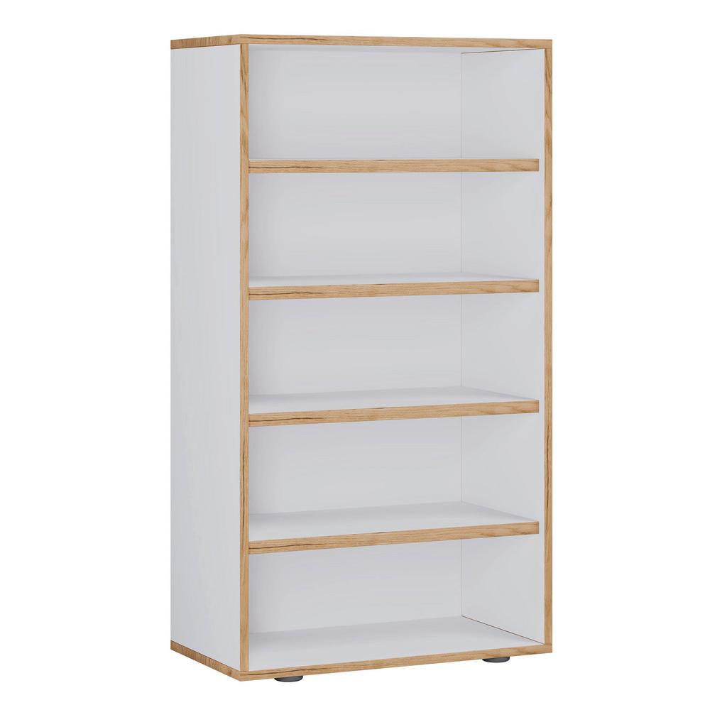 Schuhregal Salia Honigeiche/Weiß B: 60 cm