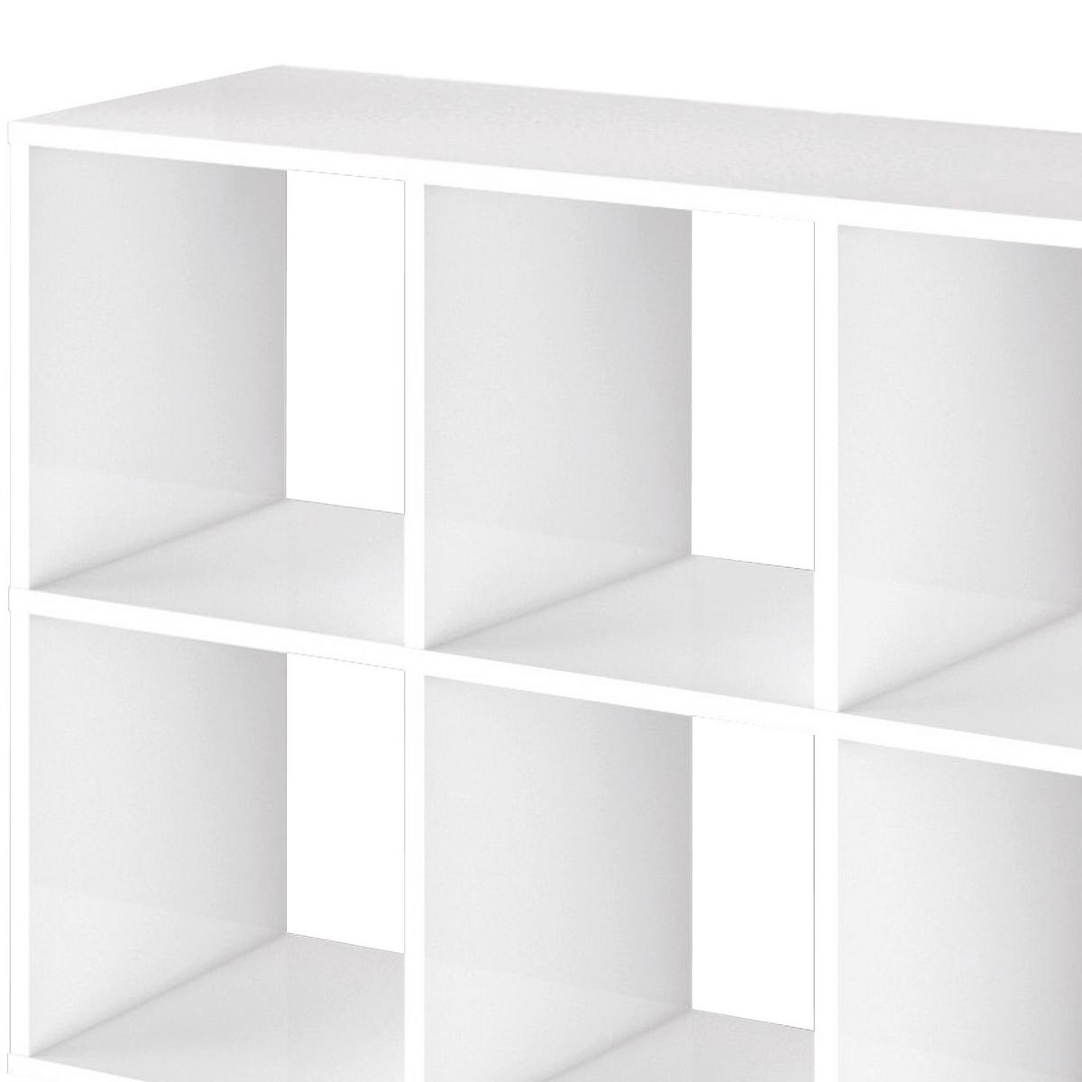 Regal Pisa B: 110 cm, Weiß - Weiß, Basics, Holzwerkstoff (110/56/33cm) - MID.YOU