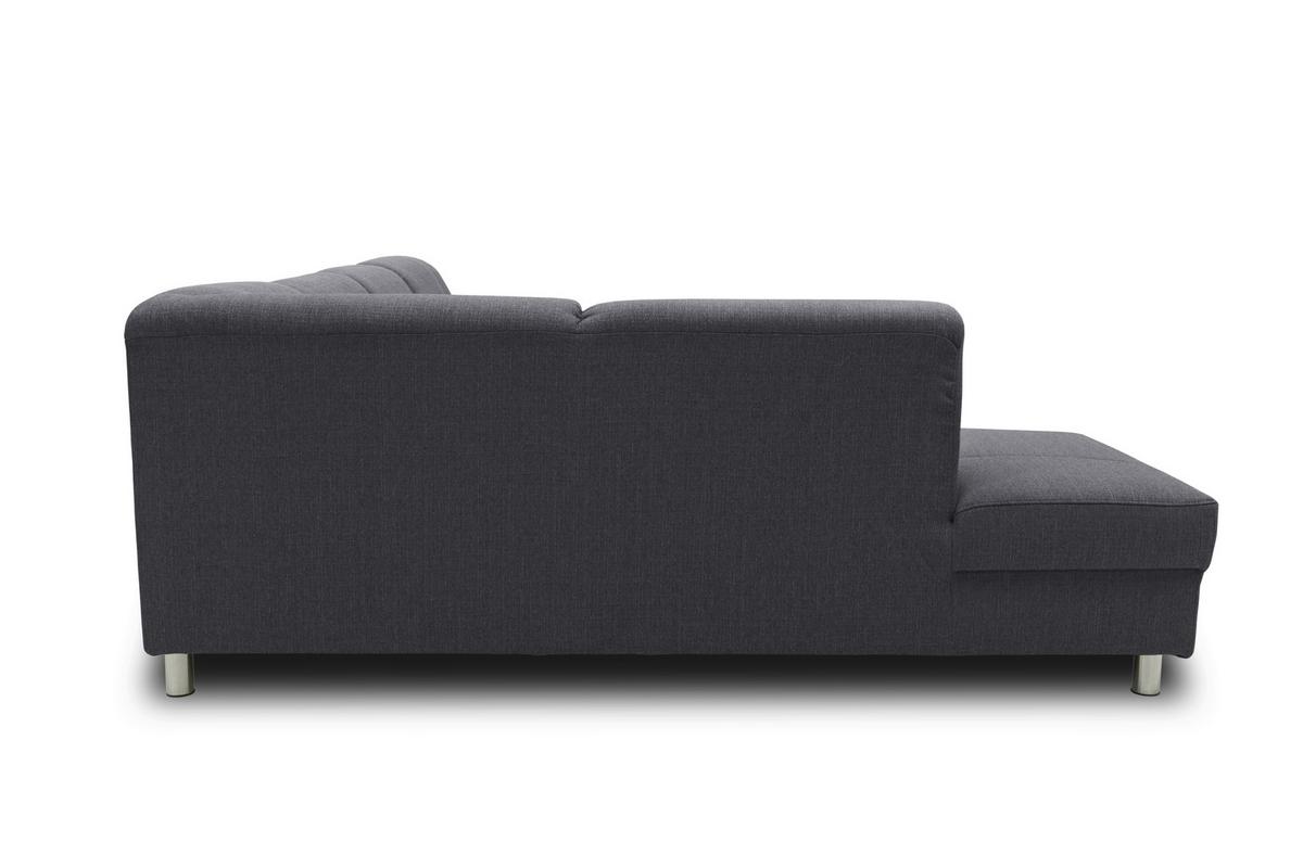 Wohnlandschaft Jamie Mit Schlaffunktion Schlammfarben - Chromfarben/Schlammfarben, KONVENTIONELL, Textil (195/308/150cm) - MID.YOU