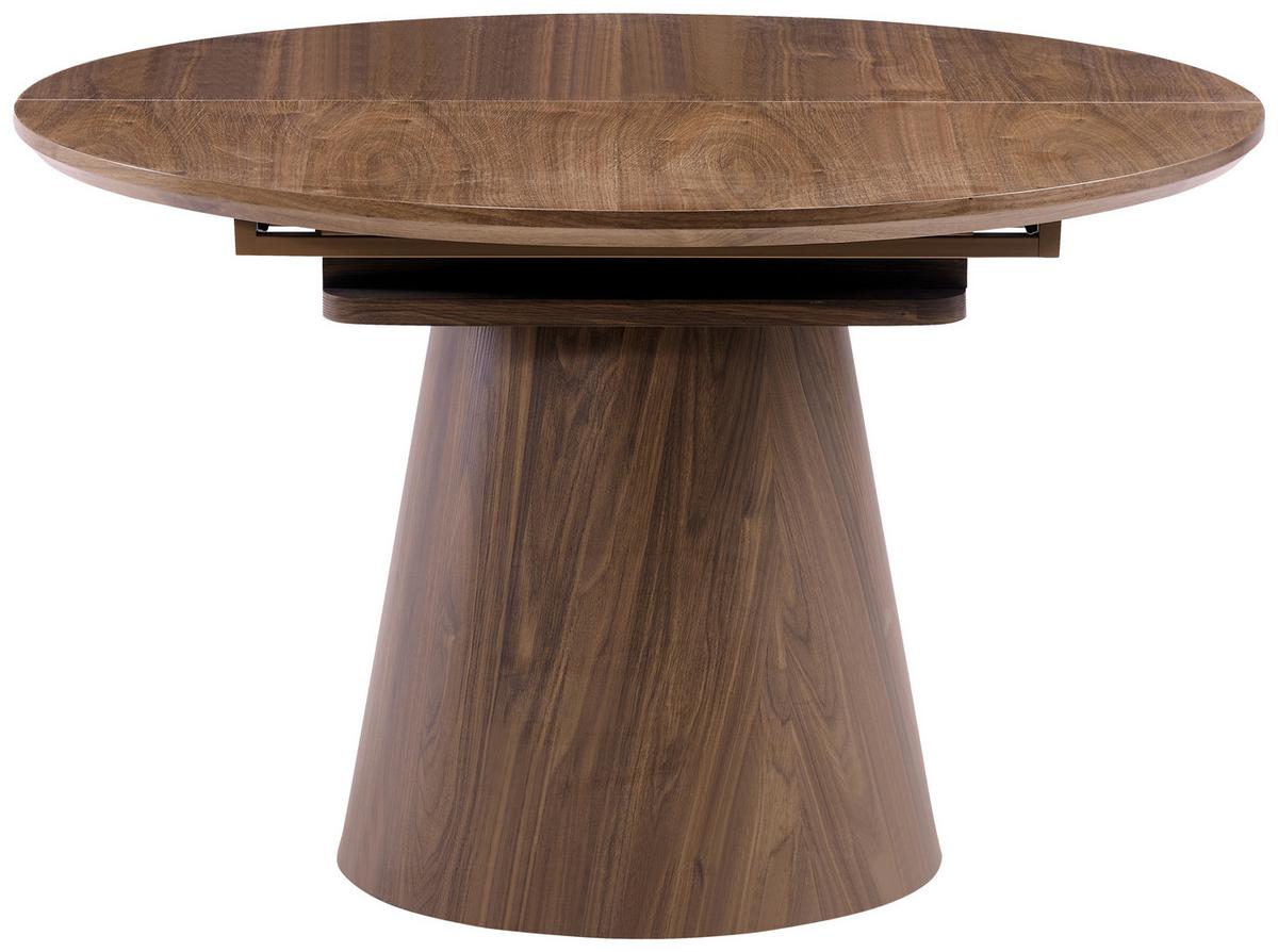 Esstisch Sundsvall Walnussfarben L: 120-160 cm - Walnussfarben, MODERN, Holz/Holzwerkstoff (120/160/120/76cm) - P & B