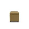 Hocker Looks Iii - Messingfarben/Schwarz, Design, Textil (45/47/45cm) - LOOKS by W.Joop