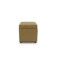 Hocker Looks Iii - Messingfarben/Schwarz, Design, Textil (45/47/45cm) - LOOKS by W.Joop