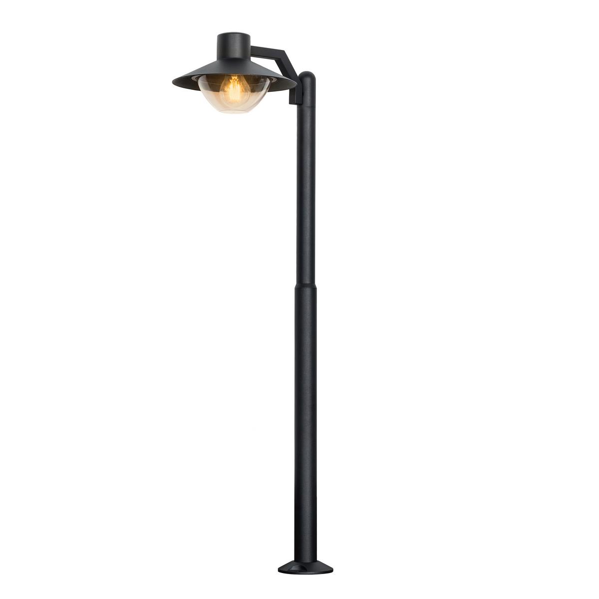 Led-außenleuchte 51-32423 Cosmos - Schwarz, KONVENTIONELL, Metall (24/36.5/105cm)
