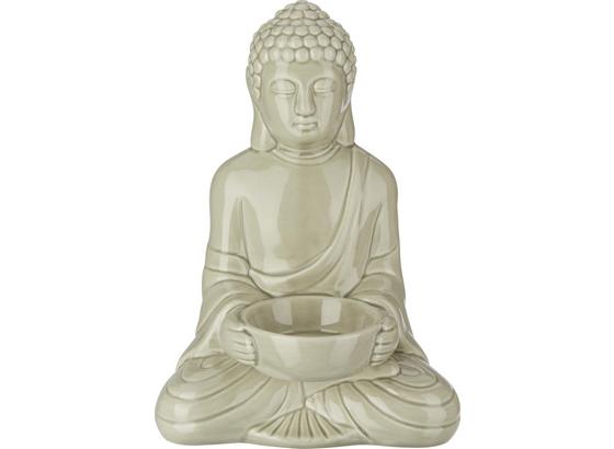 Držiak Na Čajové Sviečky Buddha - sivá, Štýlový, keramika (11,6/9/16,7cm) - Mömax modern living Držiak Na Čajové Sviečky Buddha - sivá, Štýlový, keramika (11,6/9/16,7cm) - Mömax modern living