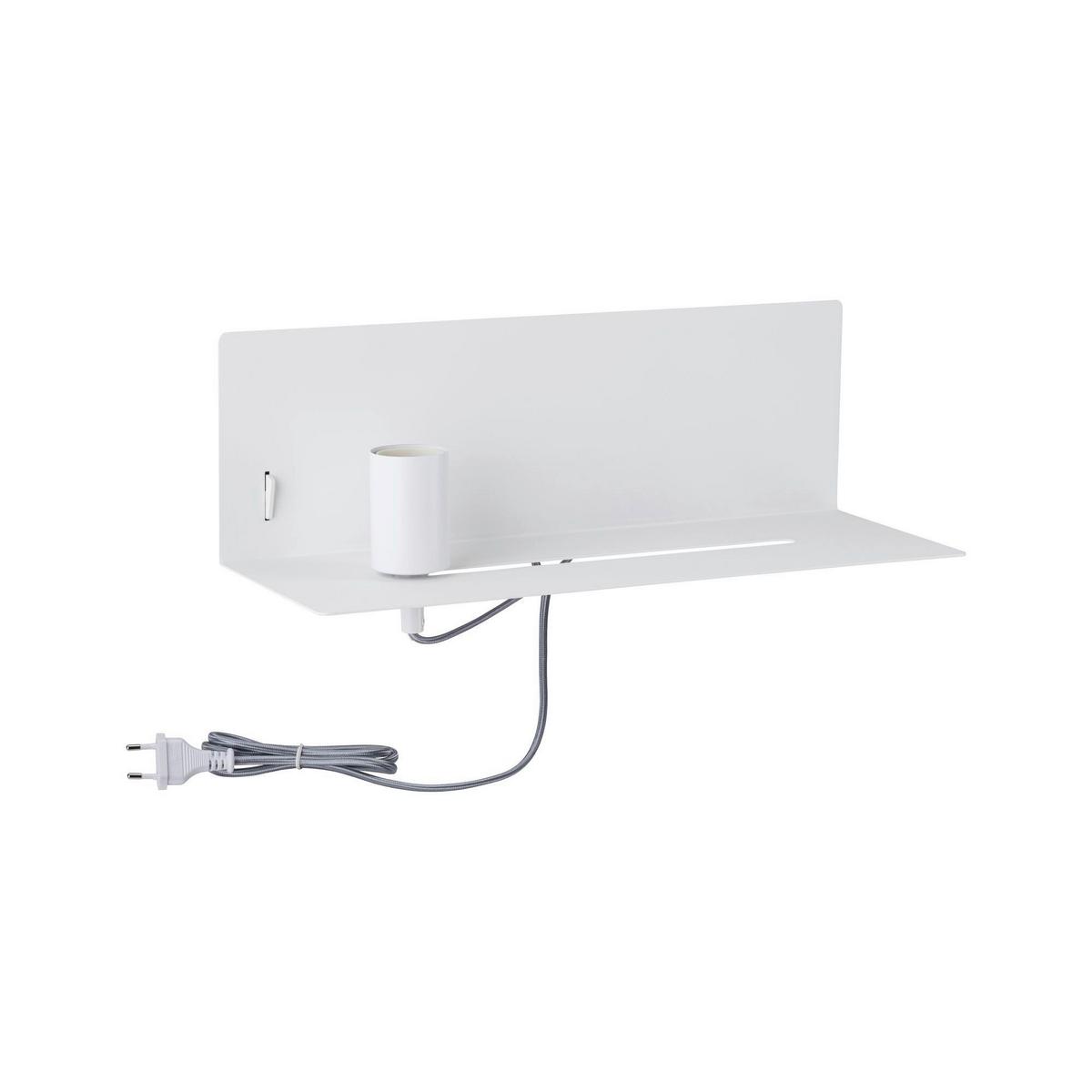 Wandleuchte 1-flammig Mit Usb-Anschluss - Weiß, LIFESTYLE, Metall (40/13cm) - Paulmann