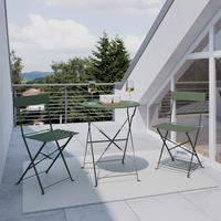 SADA NA BALKON SONJA 1 - zelená, Basics, kov (60/71/60cm) - Mömax