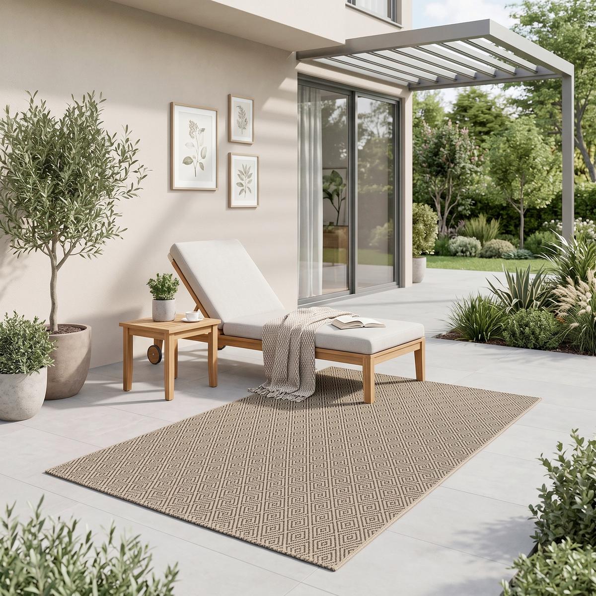 OUTDOORTEPPICH KENZY - Naturfarben, KONVENTIONELL, Textil (80/150cm)