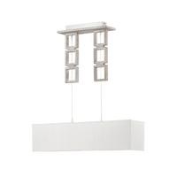 Hängeleuchte 5038/s - Grau, Design, Holz/Textil (80/20/110cm)