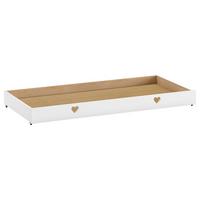 Schubkasteneinsatz Amori B: 196 cm Weiß - Weiß, Natur, Holzwerkstoff (196/19,4/93,9cm) - Vipack