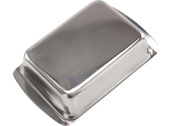 Butterdose Edelstahl - Silberfarben, KONVENTIONELL, Metall (16.5/10.8/5cm) Butterdose Edelstahl - Silberfarben, KONVENTIONELL, Metall (16.5/10.8/5cm)