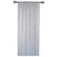 FERTIGVORHANG VALENCIA - Grau, MODERN, Textil (140/245cm) - Luca Bessoni