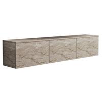 Lowboard Neon, Beige B: 160 cm - Eichefarben/Beige, Design, Holzwerkstoff (160/35/32cm) - Livetastic