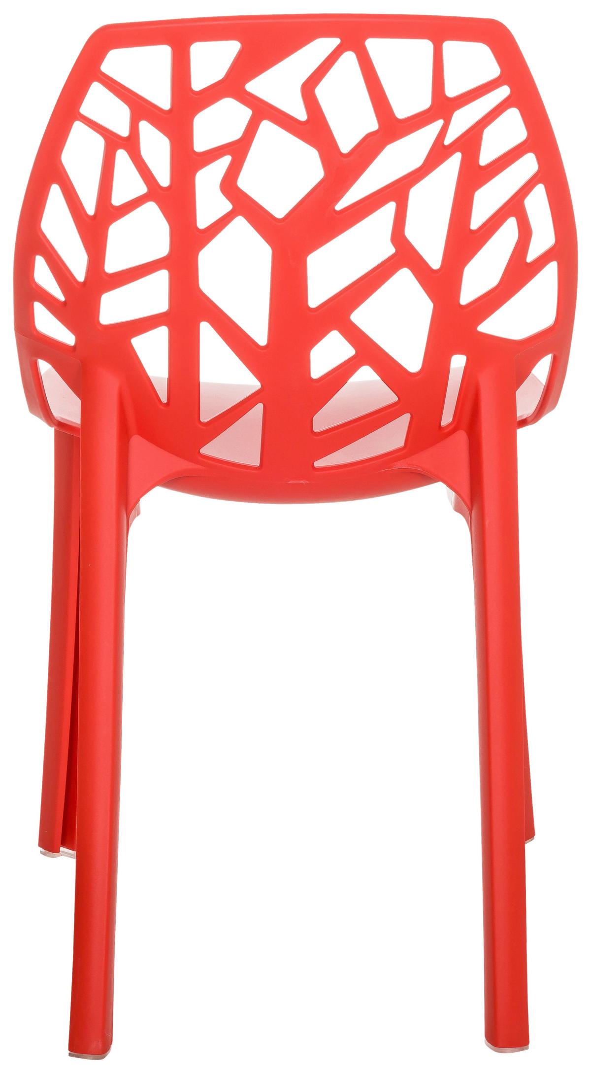 Stuhl Artifo Tri - Rot, Basics, Kunststoff (47/80/56cm) - MID.YOU