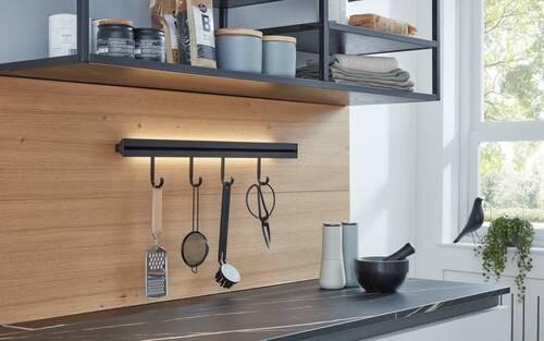 VEŠIAK NA KUCHYNSKÉ POTREBY SISTANT ZÁVESNÝ SYSTEM - čierna, Modern, kov (60cm) - Sistant