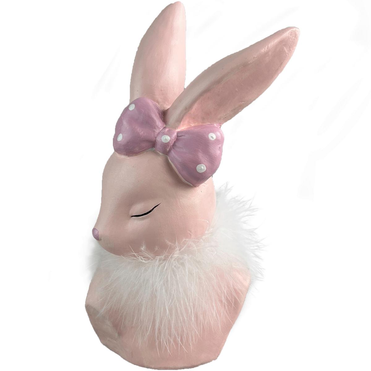 Dekohase Susi - Pink/Lila, KONVENTIONELL, Keramik/Textil (13/10,5/22,5cm) - Luca Bessoni