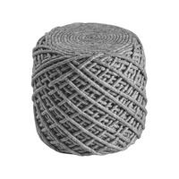 POUF POUR ROYAL - Silberfarben, Trend, Textil (40/40cm) - Obsession